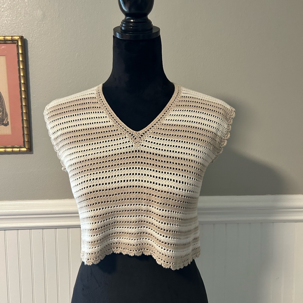 Vintage Handmade Crochet Top